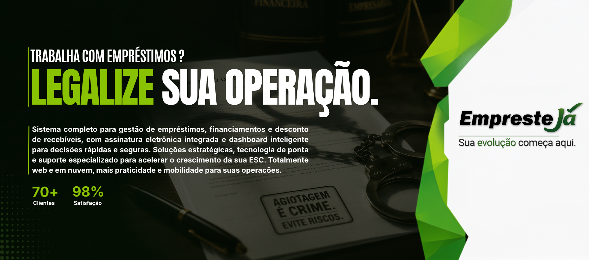 Legalize sua operação de empréstimos - EmpresteJá Digital